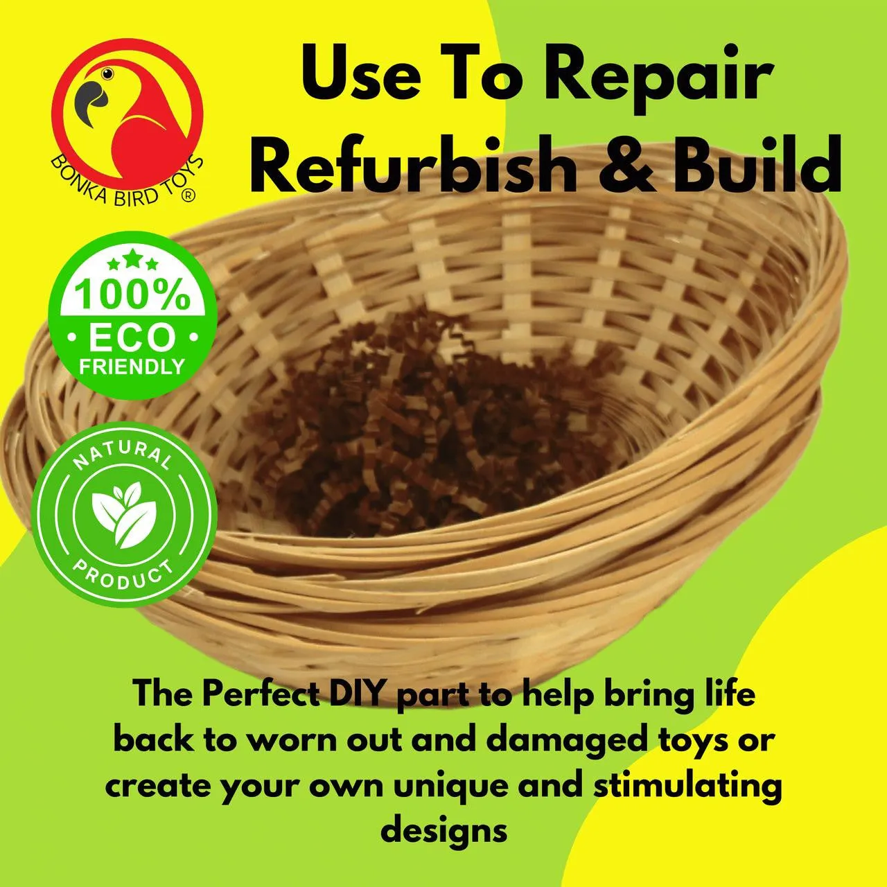 2280 Pack 3 Bamboo 9-Inch Baskets
