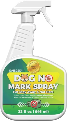 32 Oz Dog Anti Marking Not Here Spray, Pet Stay Away Here Pee Spray, Puppy House Training Corrector, Trains Your Pet Not Go Here Spray