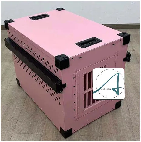 Aluminium Indestructible RIGID RANGE Dog Crate Stackable Dog Pet Puppy Crates Trolley Cage
