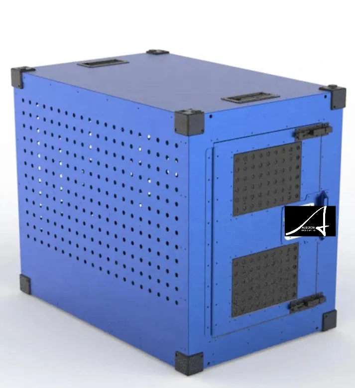 Aluminium Indestructible RIGID RANGE Dog Crate Stackable Dog Pet Puppy Crates Trolley Cage