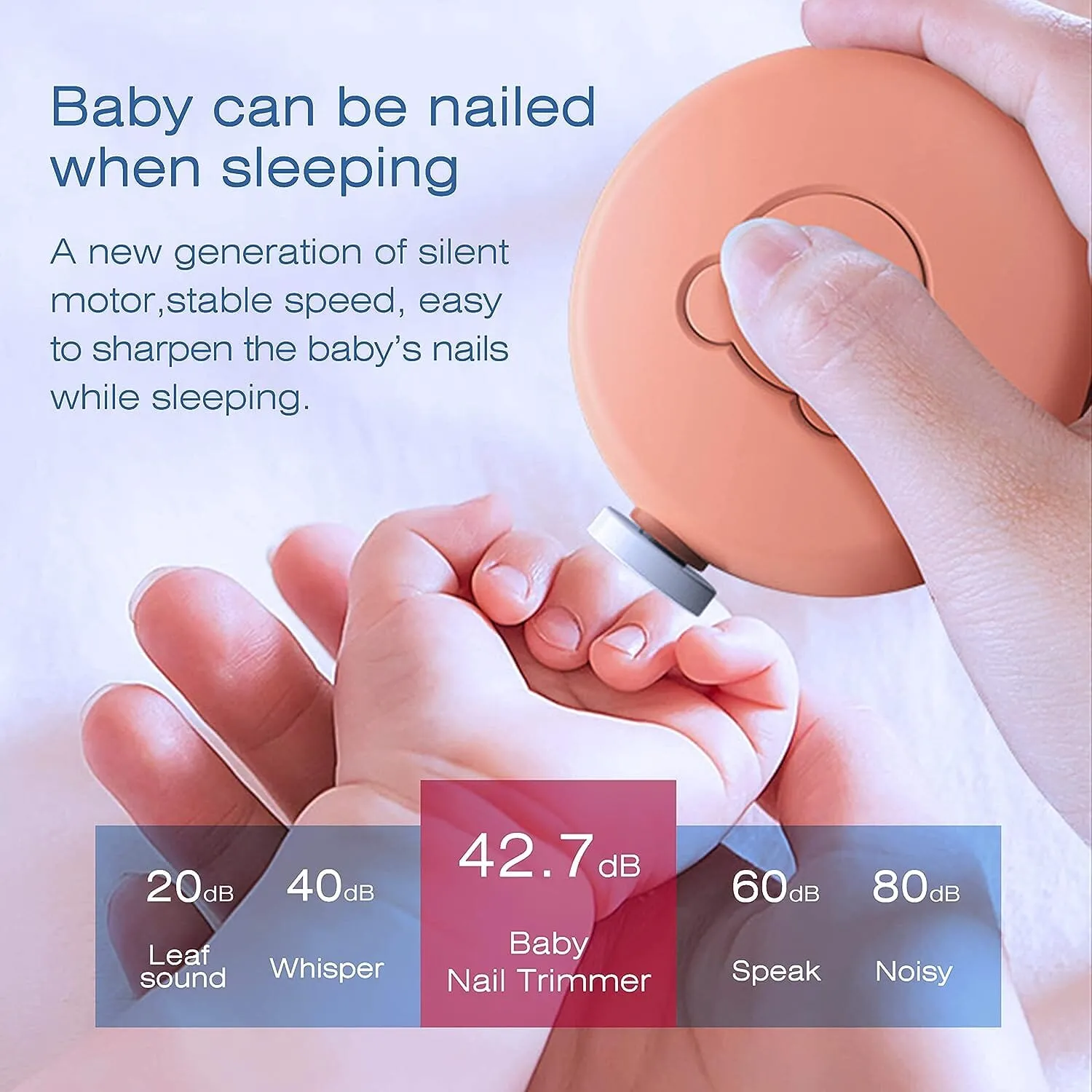Baby Nail Clippers Baby Safe Electric Trimmer Nail File Kit