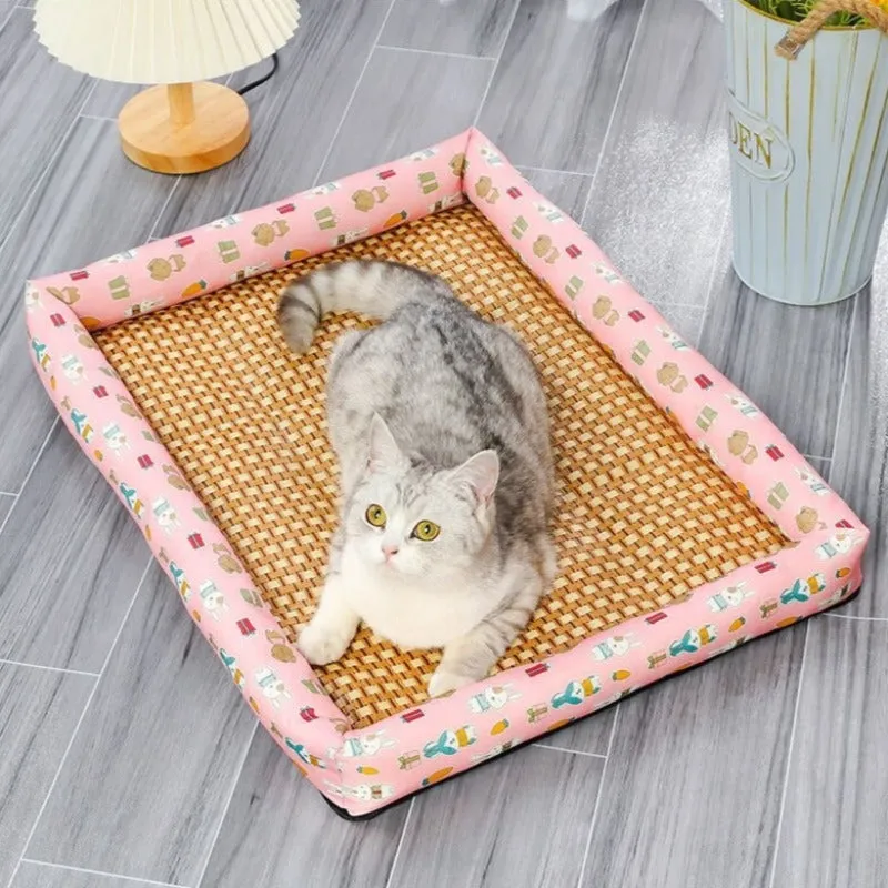 Bamboo Cat Bed - Pet Pad