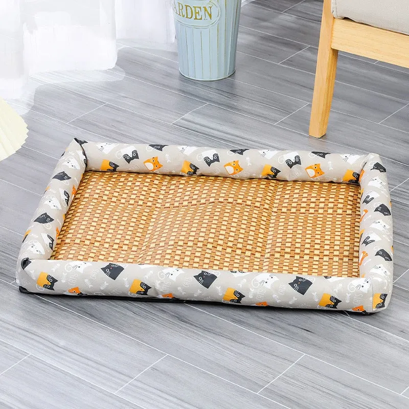 Bamboo Cat Bed - Pet Pad
