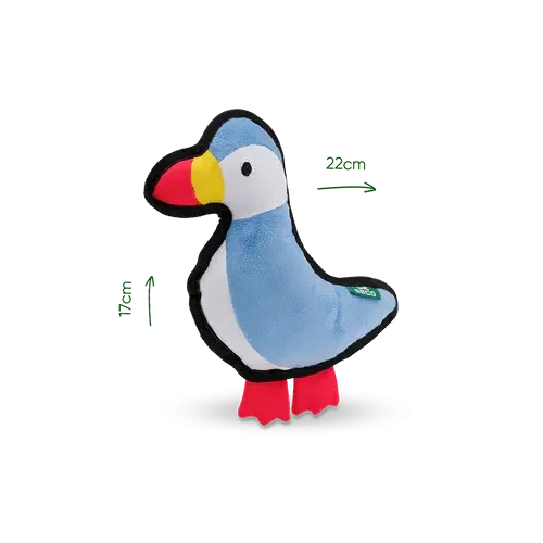 Beco - Recycled Rough & Tough - Paloma the Puffin Dog Toy