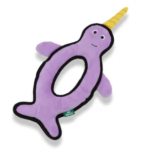 Beco Rough & Tough Recycled Dog Toy - Narwhal