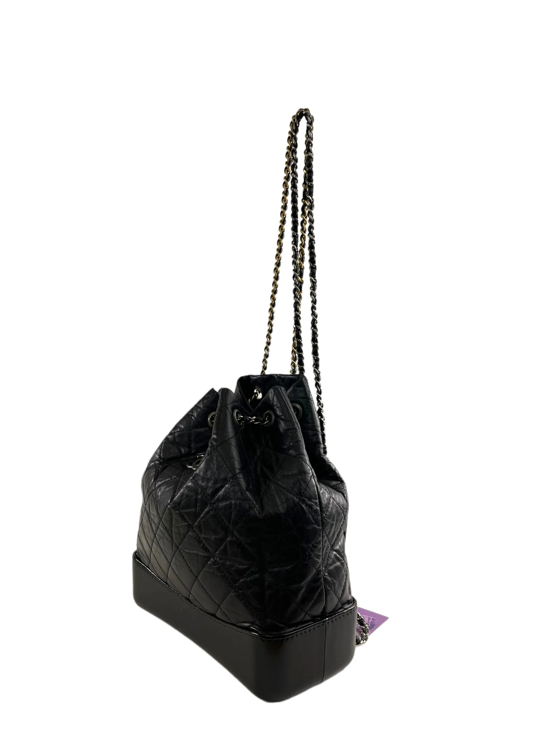 Chanel Black Caviar Leather Backpack
