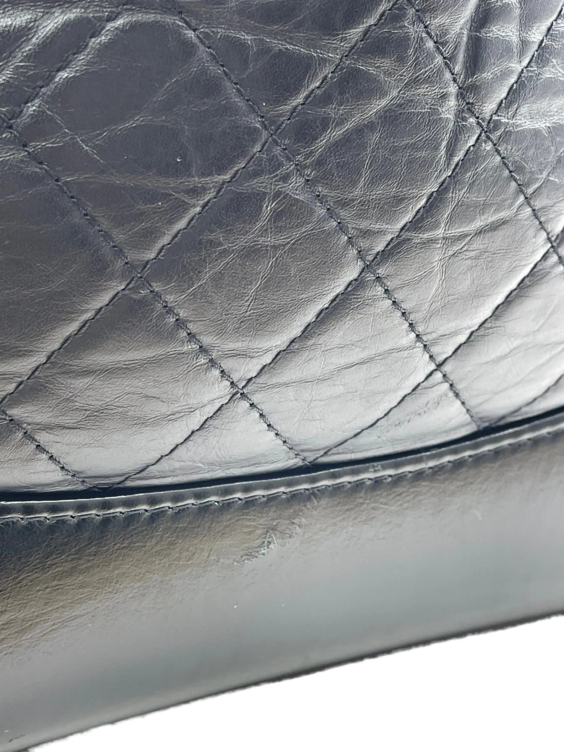 Chanel Black Caviar Leather Backpack