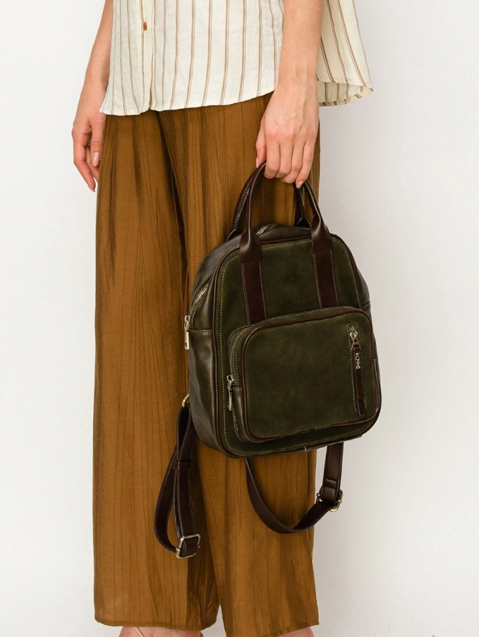 CJF121 Sharon Suede Backpack