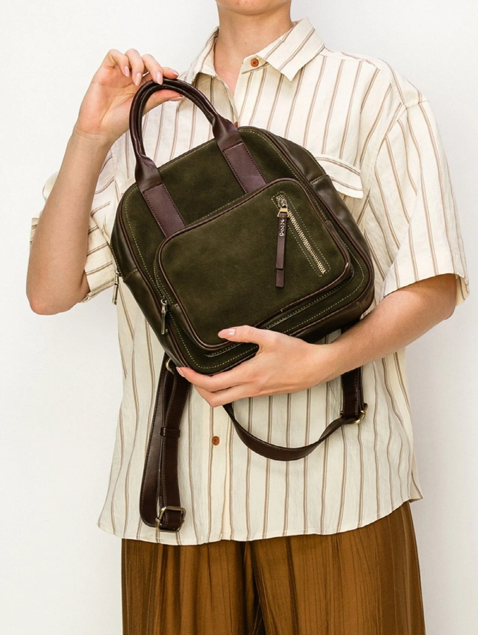 CJF121 Sharon Suede Backpack