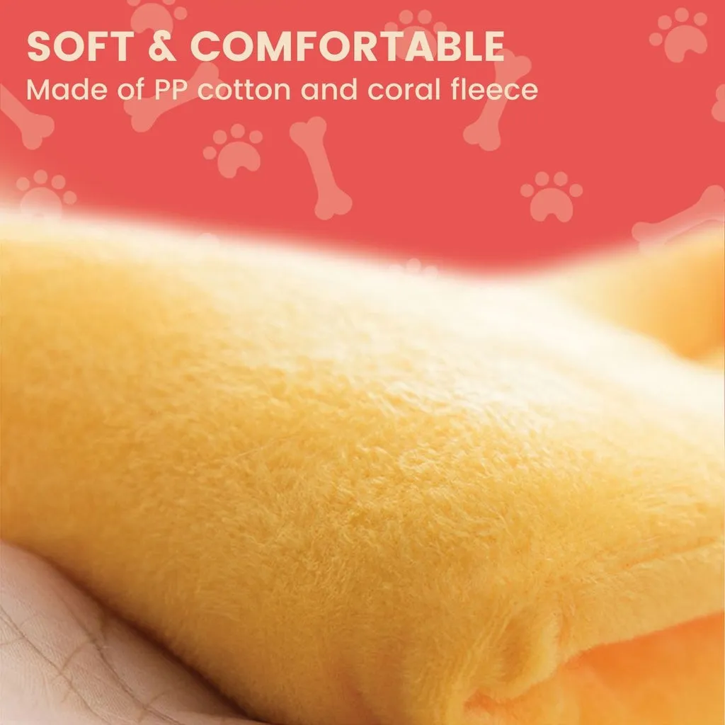 Cozy Banana Cat Bed, Semi-Open Cave, Medium - Floofi