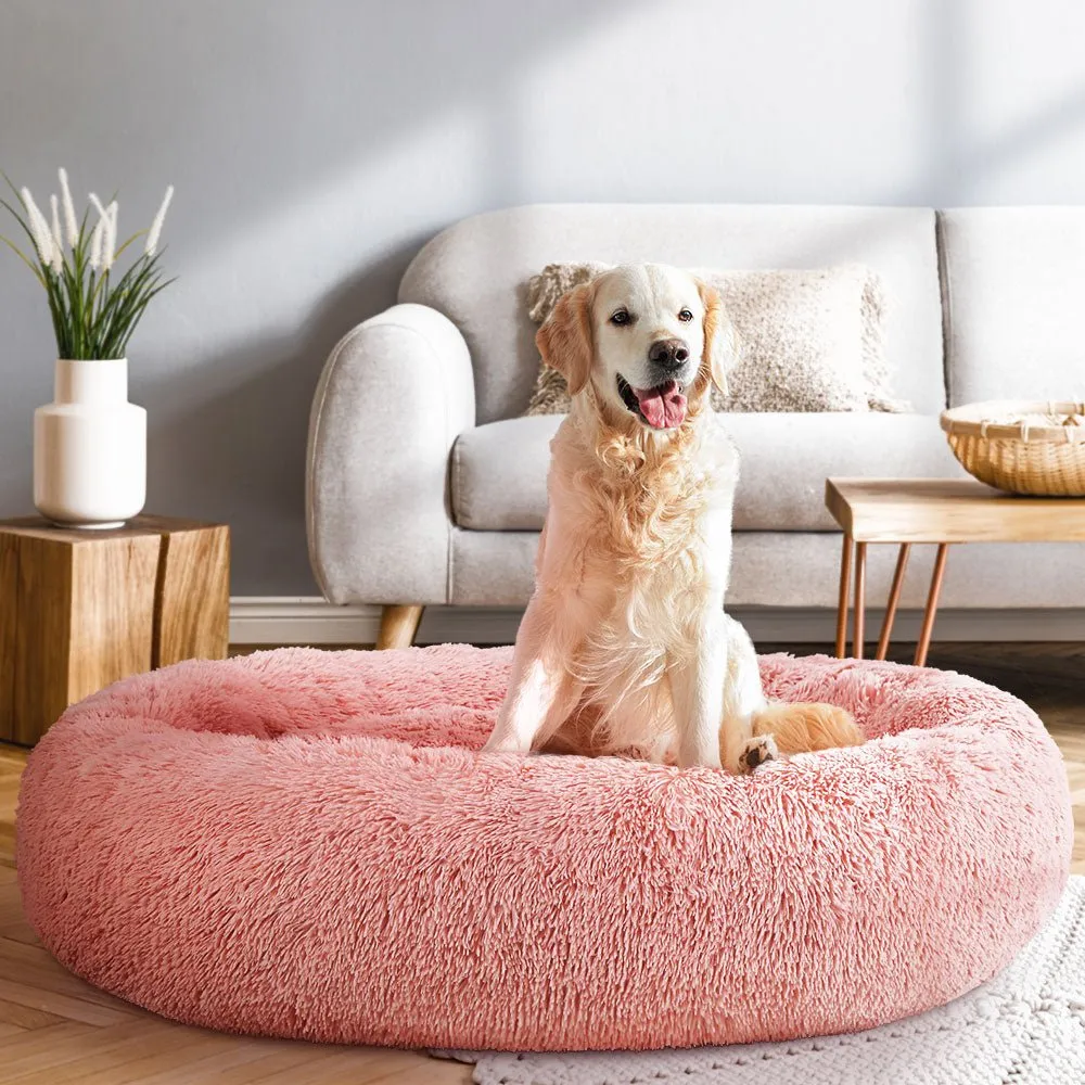 Dog Bed Pet Bed Cat Extra Large 110cm Pink