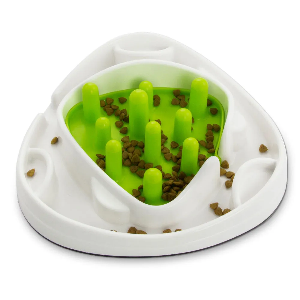 Dog Bowl Food Maze - Interactive Treat Feeder   Water Dish All For Paws Pet
