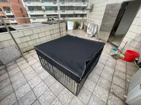 Dog Playpen Cover- Reinforced Only Fits 32 H 8 Panels Dog Playpen, Heavy Duty 1680D Oxford, UV & Waterproof, Anti-Chew Lining, (Only Cover), Black