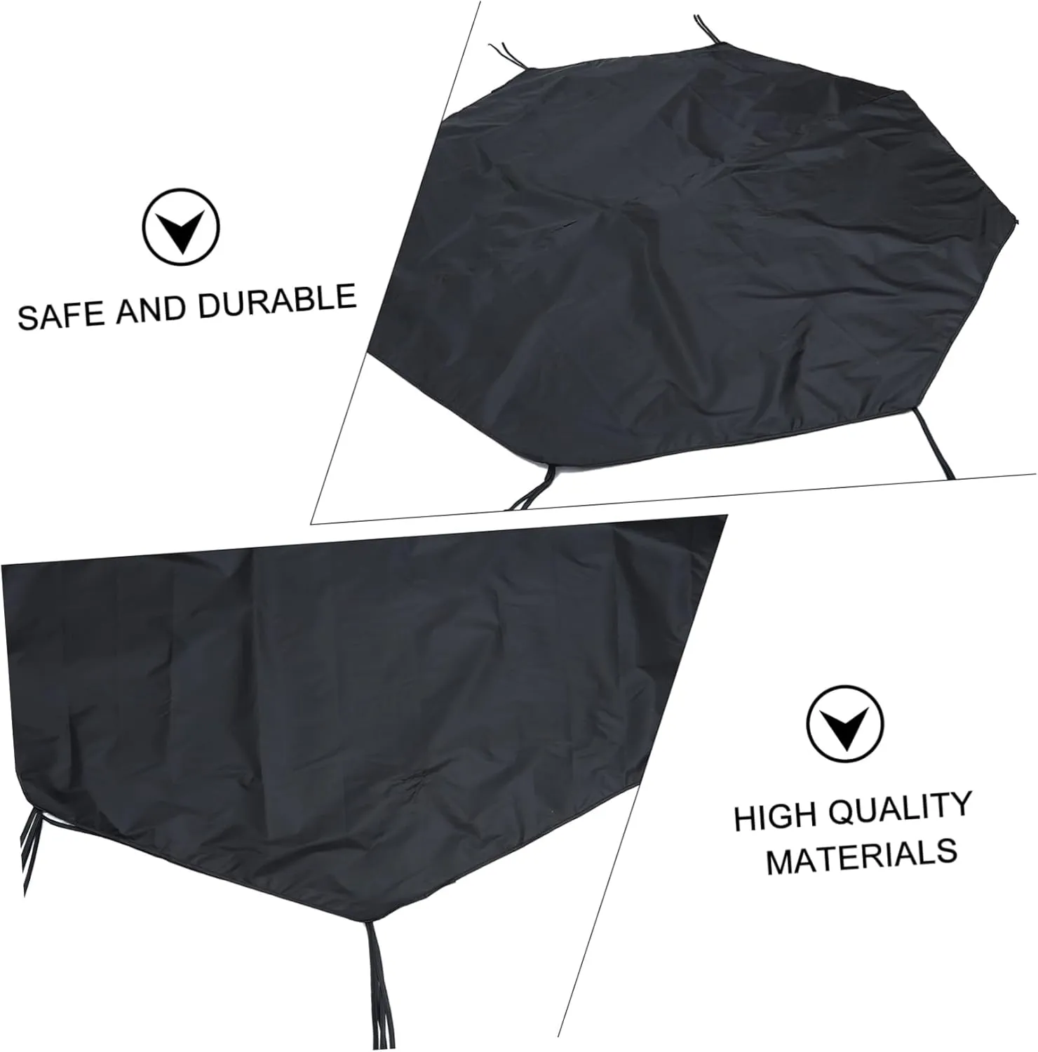 DOITOOL 2pcs Heavy Duty Oxford Dog Crate Cover Outdoor Pet Playpen Canopy Uv Shade for Camping Canopy for Dogs Puppies Fits Standard Playpens