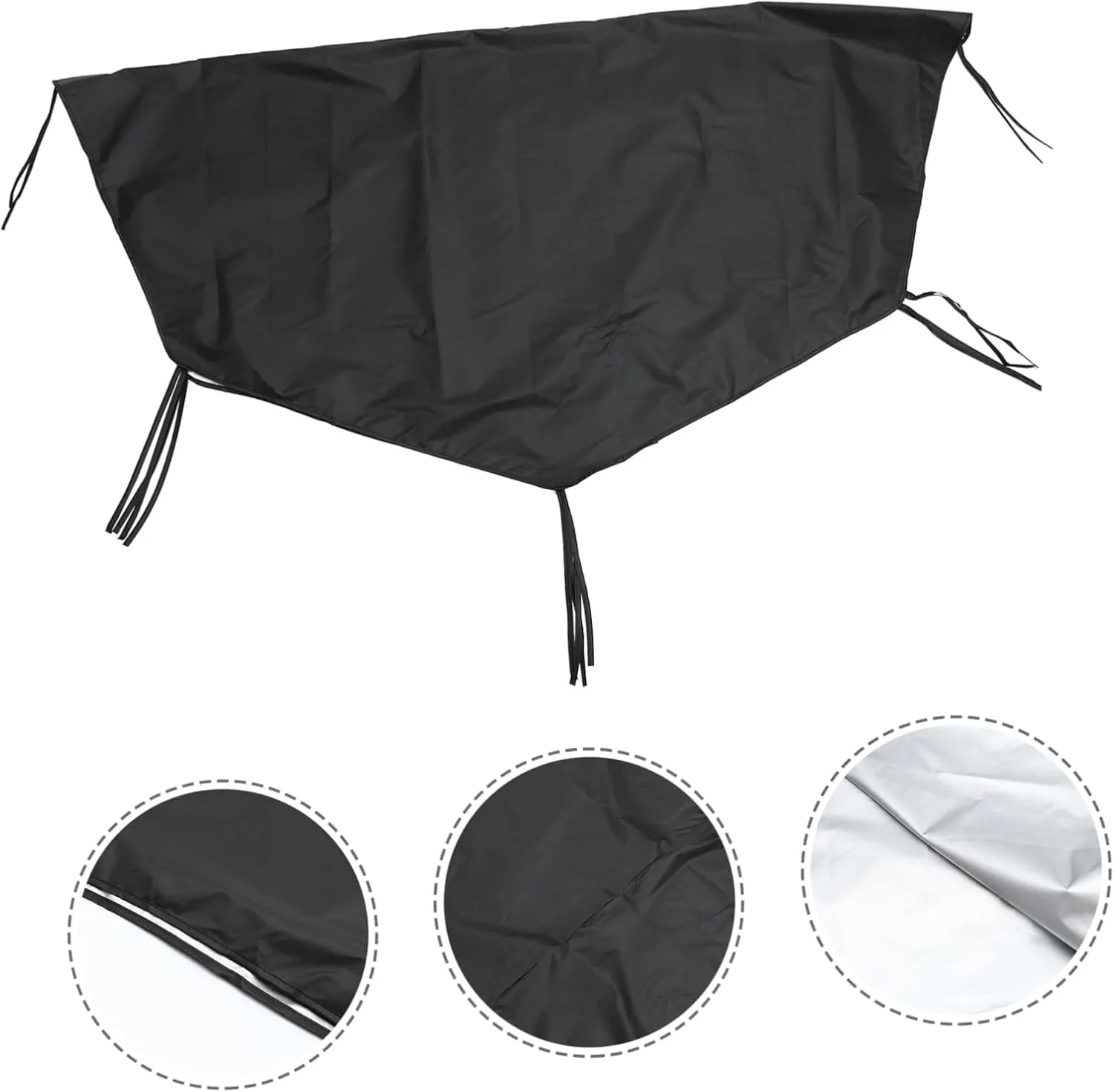 DOITOOL 2pcs Heavy Duty Oxford Dog Crate Cover Outdoor Pet Playpen Canopy Uv Shade for Camping Canopy for Dogs Puppies Fits Standard Playpens