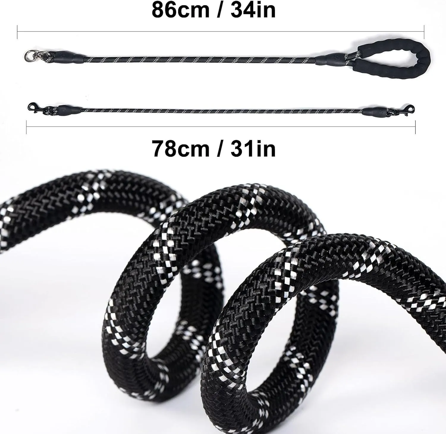 Double Bungee Dog Leash, 360 Swivel No Tangle Leash for 3 Dogs, Removable Shock Absorbing, Safe Comfy for Large Medium Dogs, Reflective Training, for Running Walking Training (pur,Three-Headed)