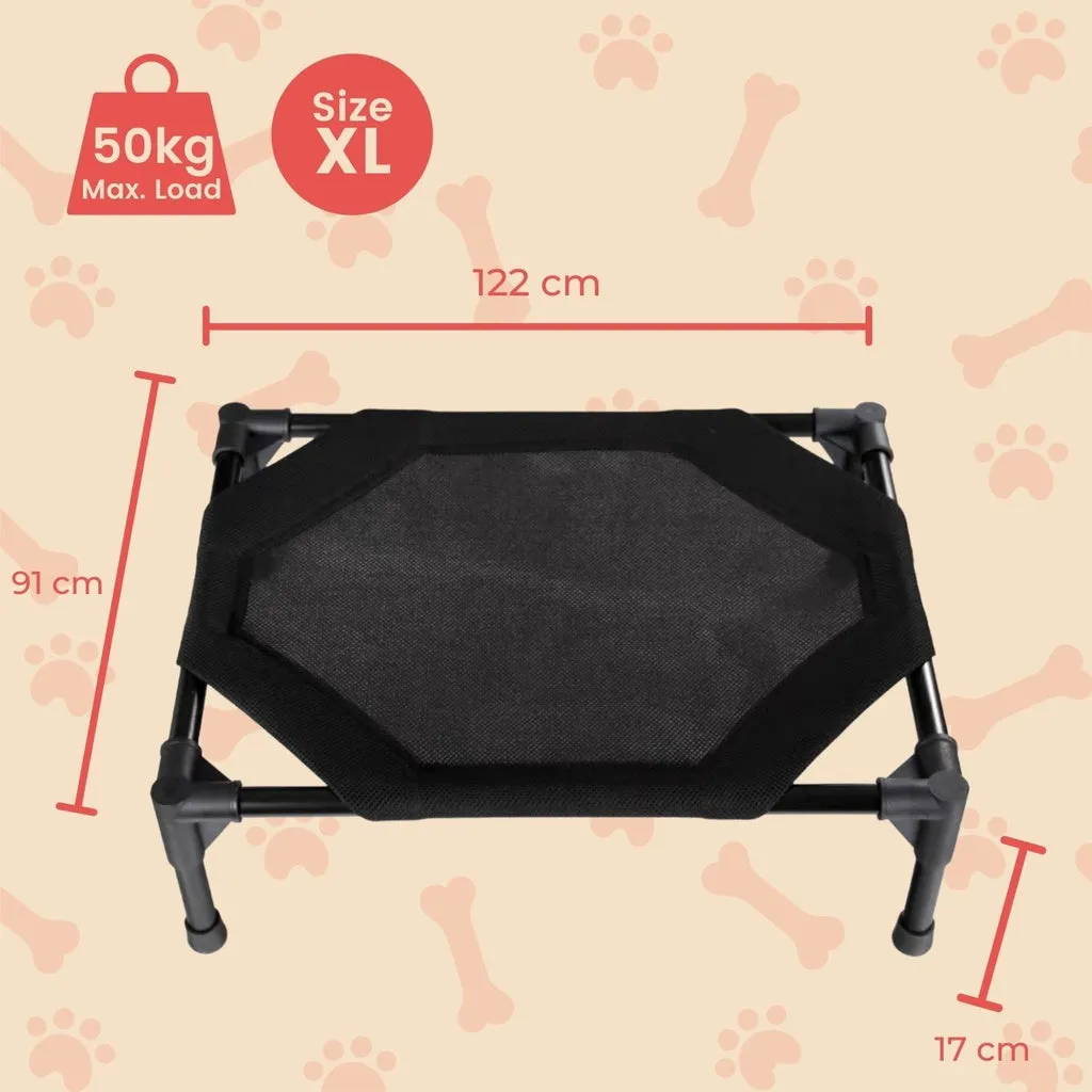 Durable Elevated Dog Bed, XL, Cool Mesh, Floofi