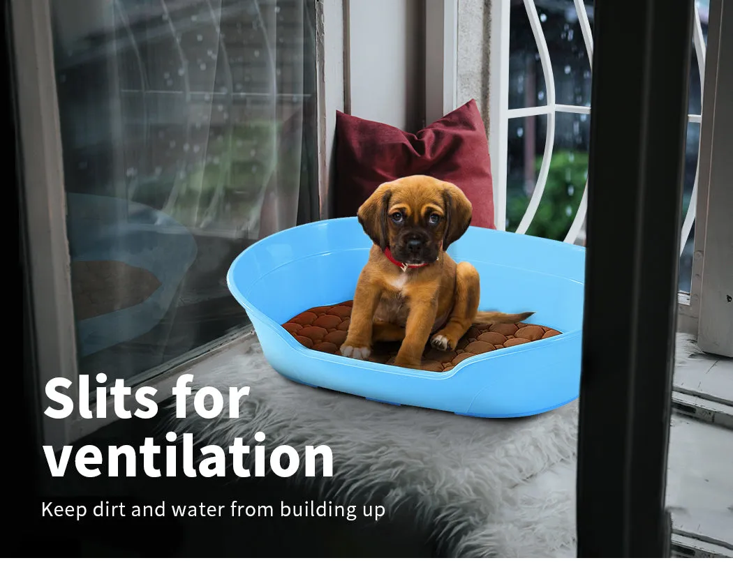 Durable Washable Plastic Dog Bed with Anti-Skid Pad