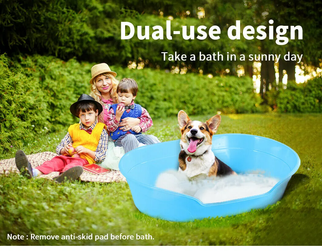 Durable Washable Plastic Dog Bed with Anti-Skid Pad