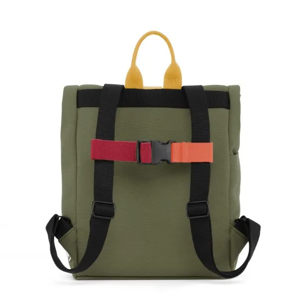 Dusq Mini Bag Canvas Forest Green /Autumn Yellow
