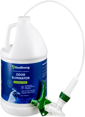 Eco Strong Chicken Coop Odor Eliminator Coop Refresher for Chickens (128 oz)