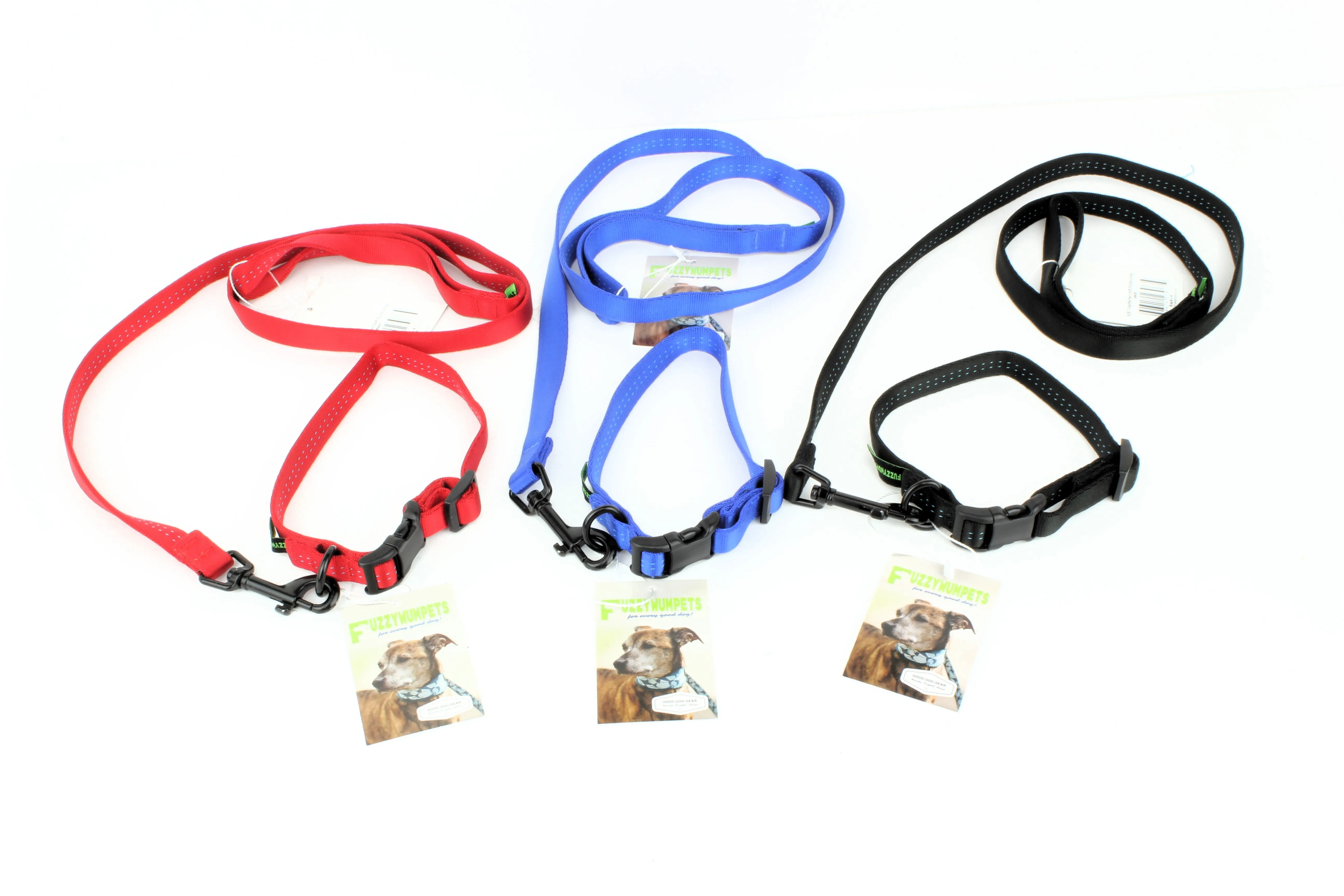 Fuzzy Wumpets Tubular Nylon Leash