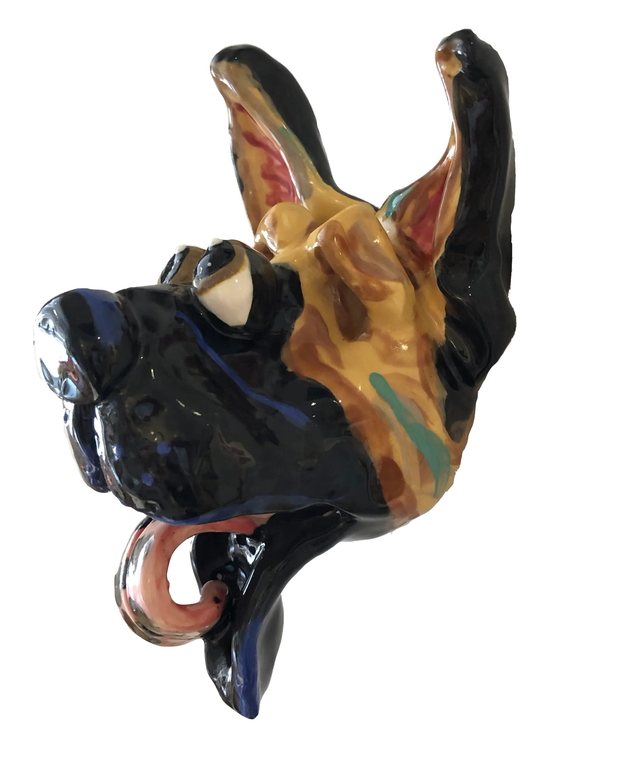German Shepherd Wall Sculpture