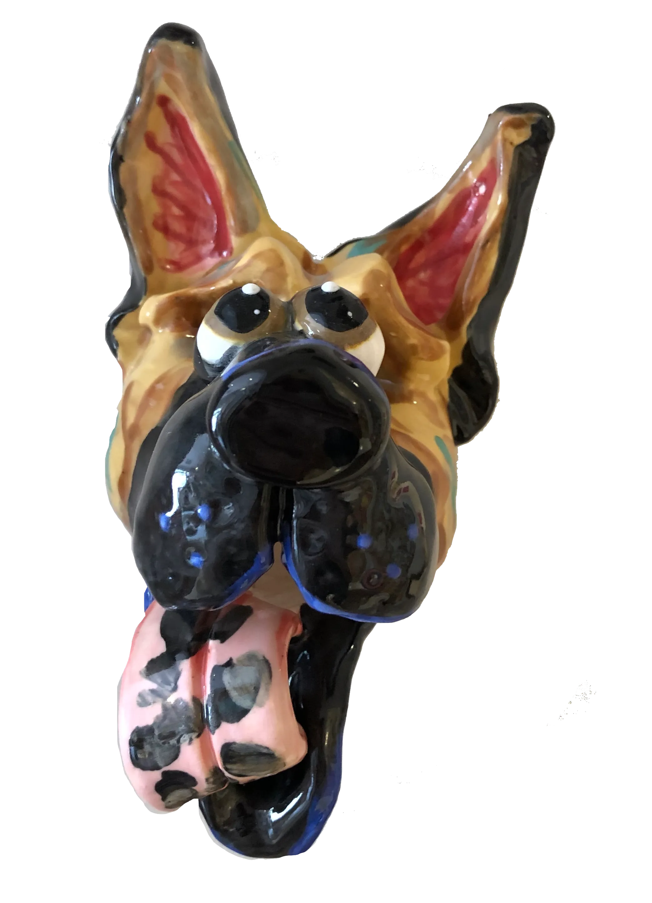 German Shepherd Wall Sculpture