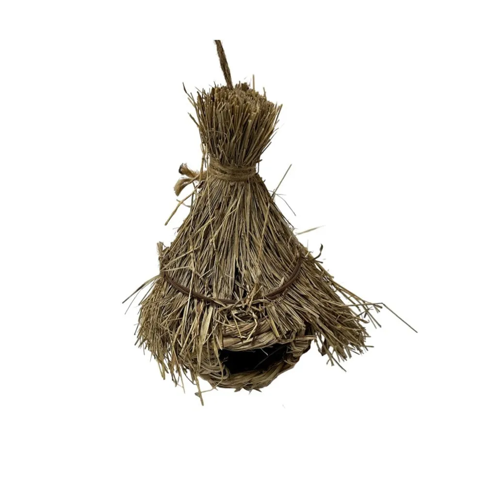 Handwoven Hanging Straw Birds Nest