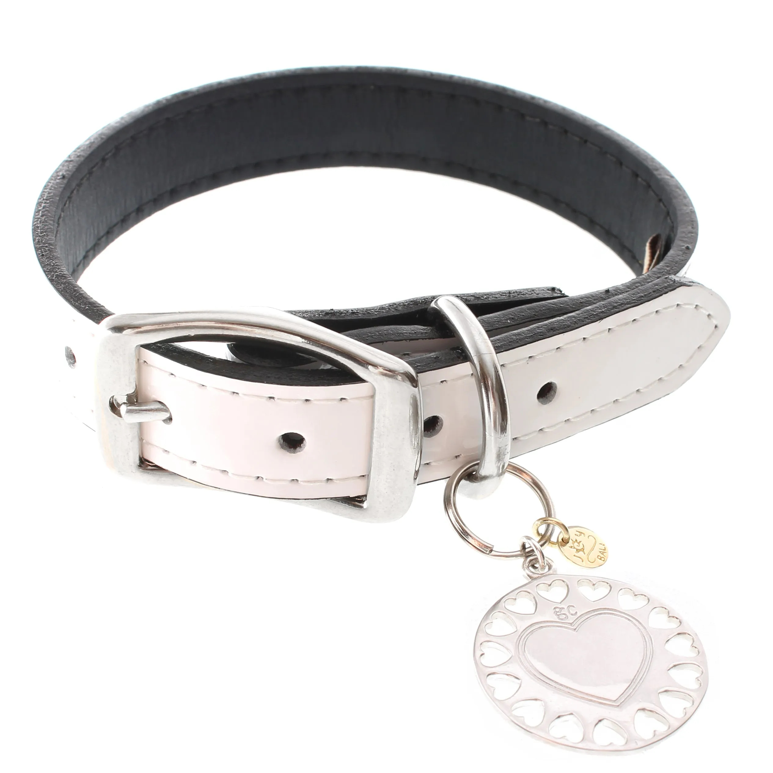 Heart Medallion Pet Collar Charm