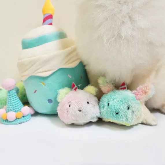 Hey Cuzzies Hide N Seek Birthday Cake Interactive Dog Toy