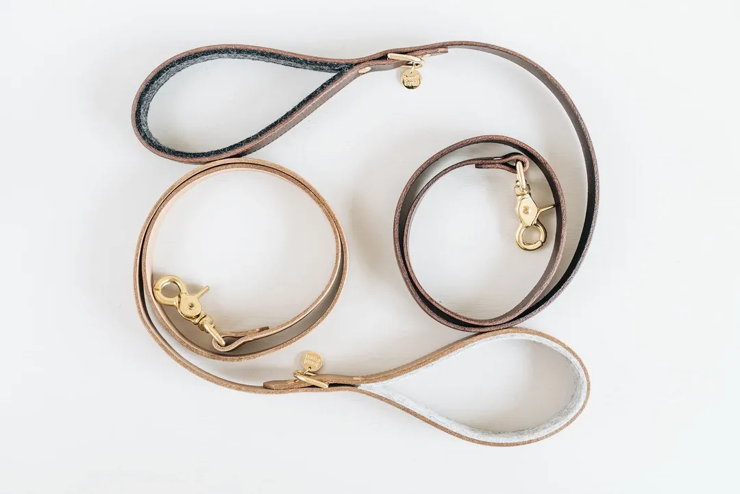 Hitch, Short Leather Dog Leash