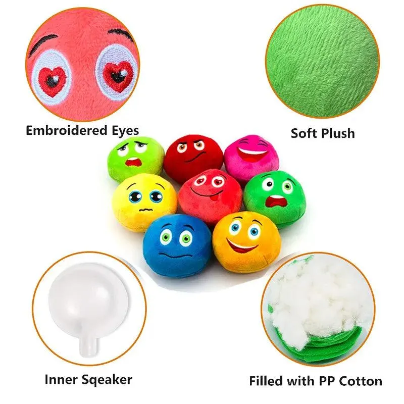 Interactive Squeaker Ball Fetch Chew Dog Toy