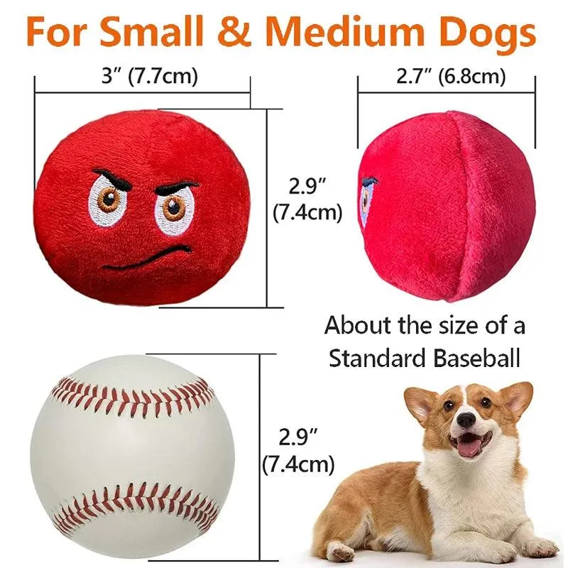 Interactive Squeaker Ball Fetch Chew Dog Toy