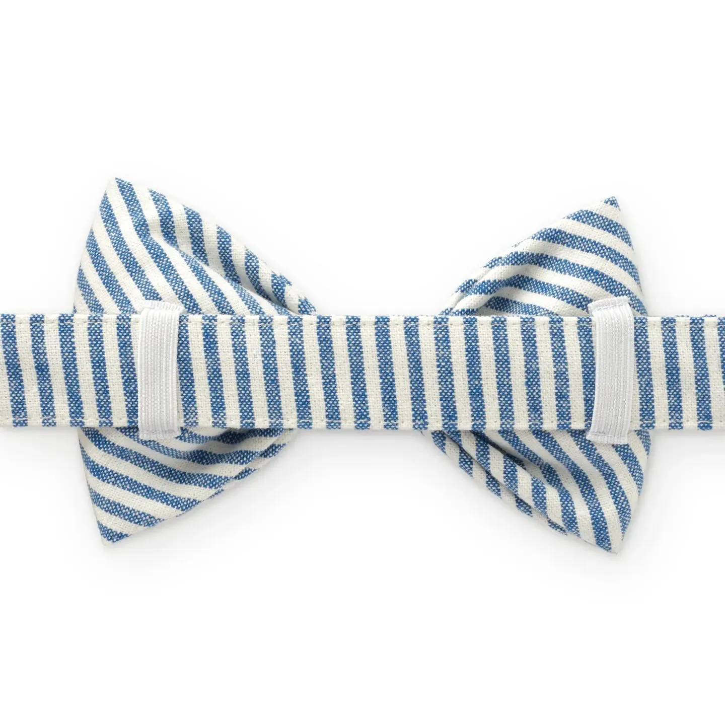 Lake Stripe Dog Bow Tie