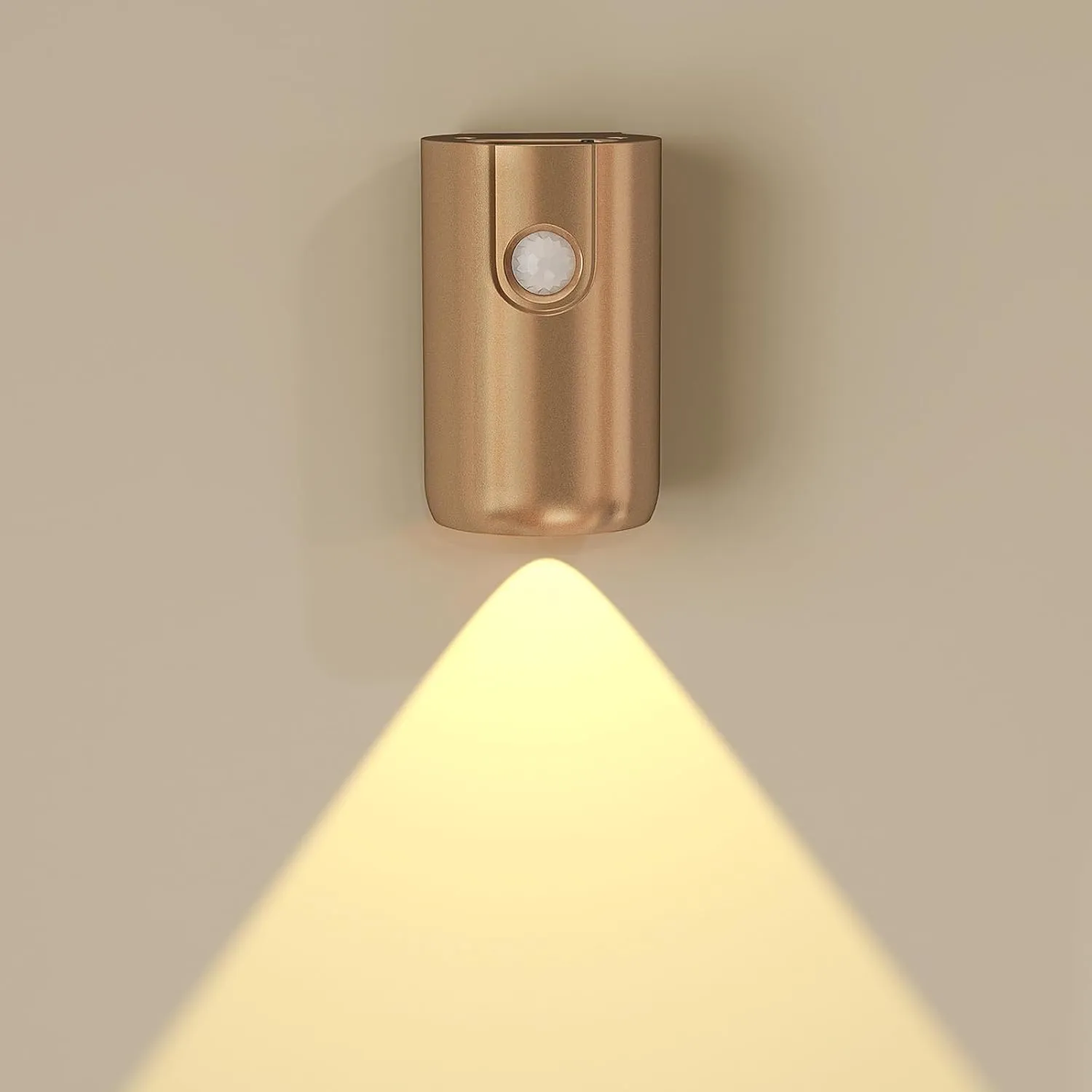 LED Night Light Stick on Wall, 3000K 4000K 6500K Color Temperatures, Rechargeable 1200mAh Battery Operated, Dimmable Motion Sensor Night Lights for Indoor/Hallway/Staircase/Travel 1Pcs