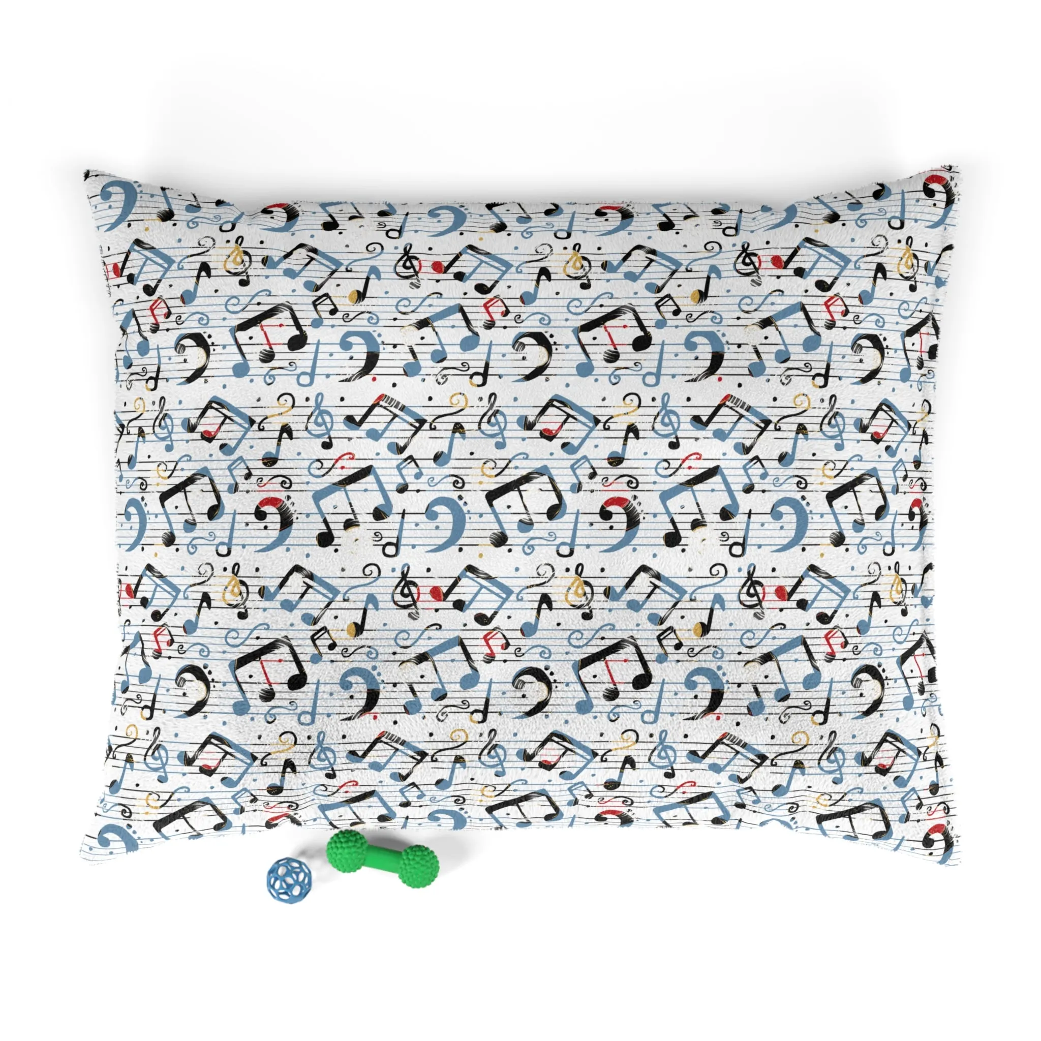 Luxury Pet Bed, feather soft fleece, Music Lovers