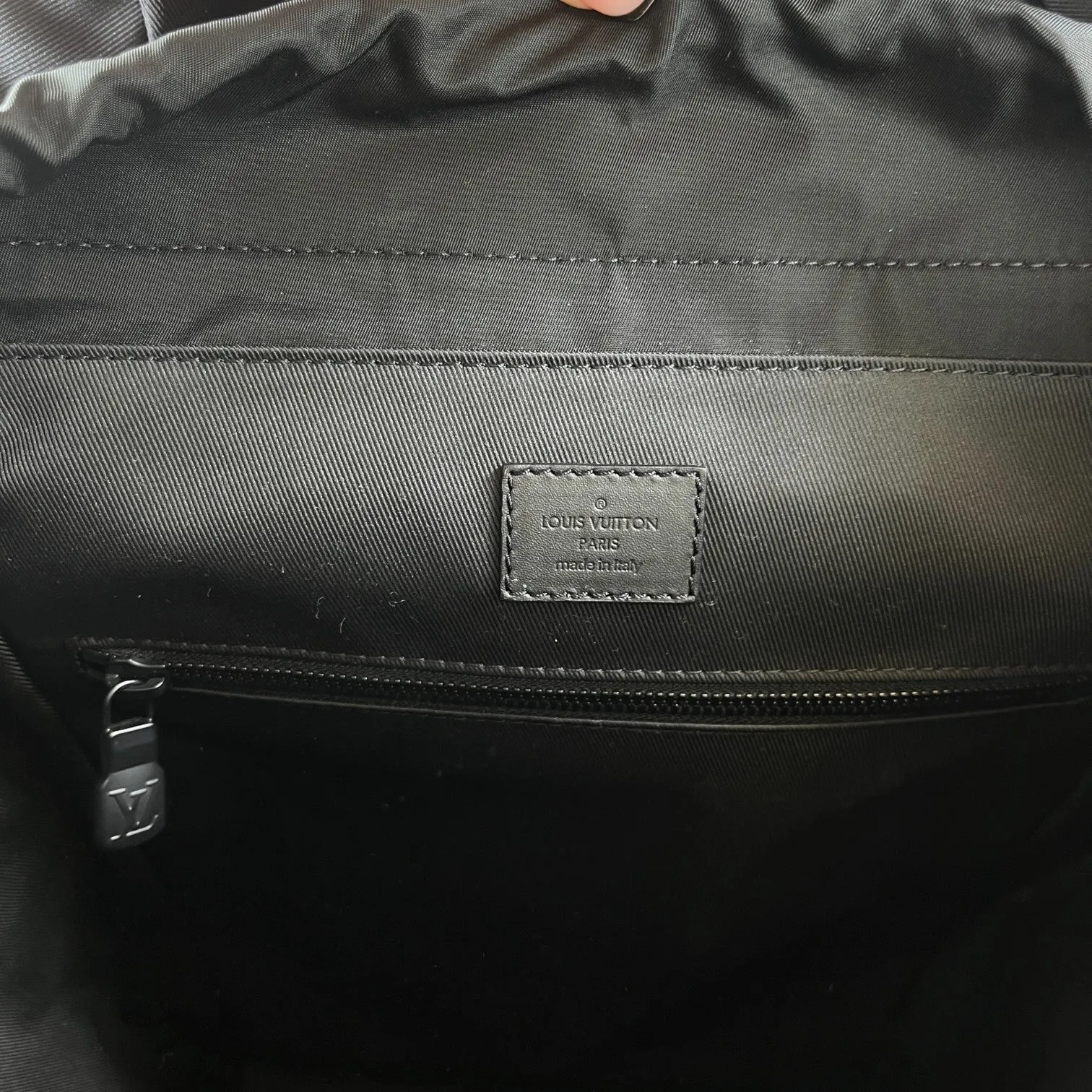 Men's Monogram Shadow Discovery Backpack Black