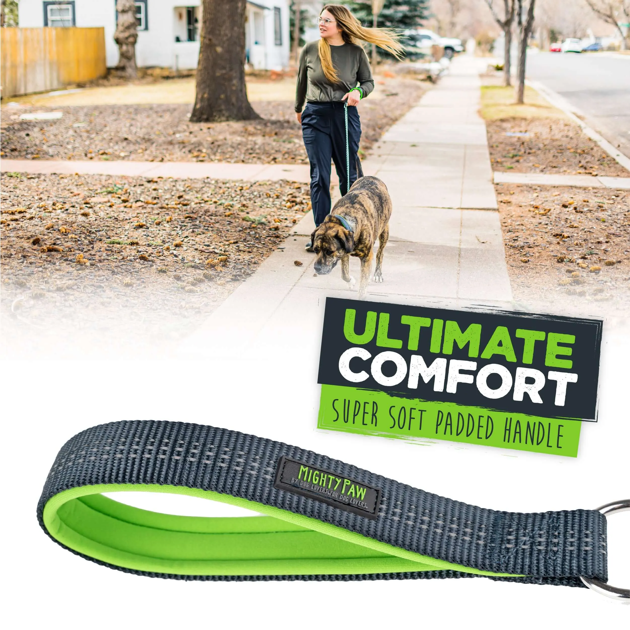Mighty Paw Heavy-Duty Chain Dog Leash for Large Breeds