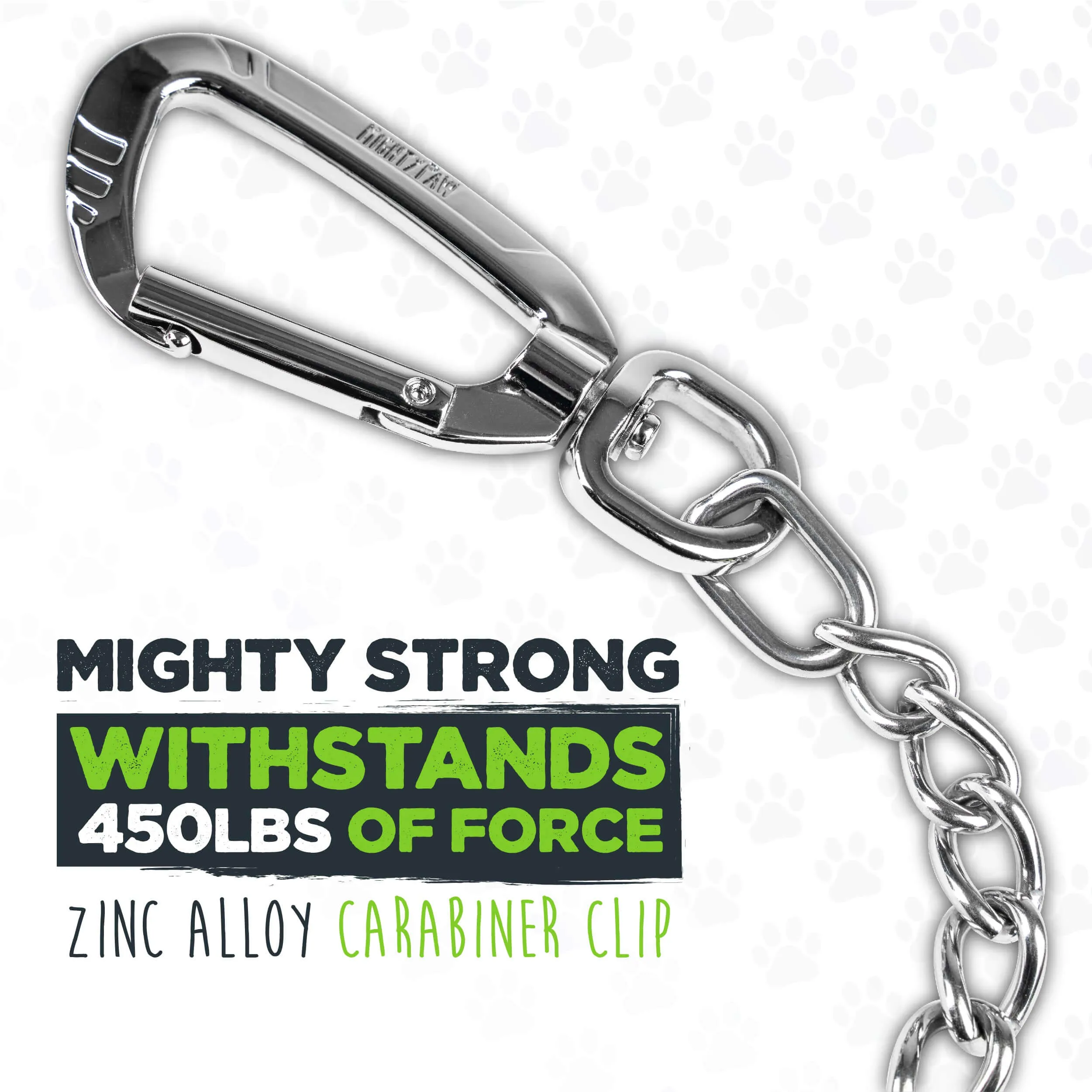Mighty Paw Heavy-Duty Chain Dog Leash for Large Breeds