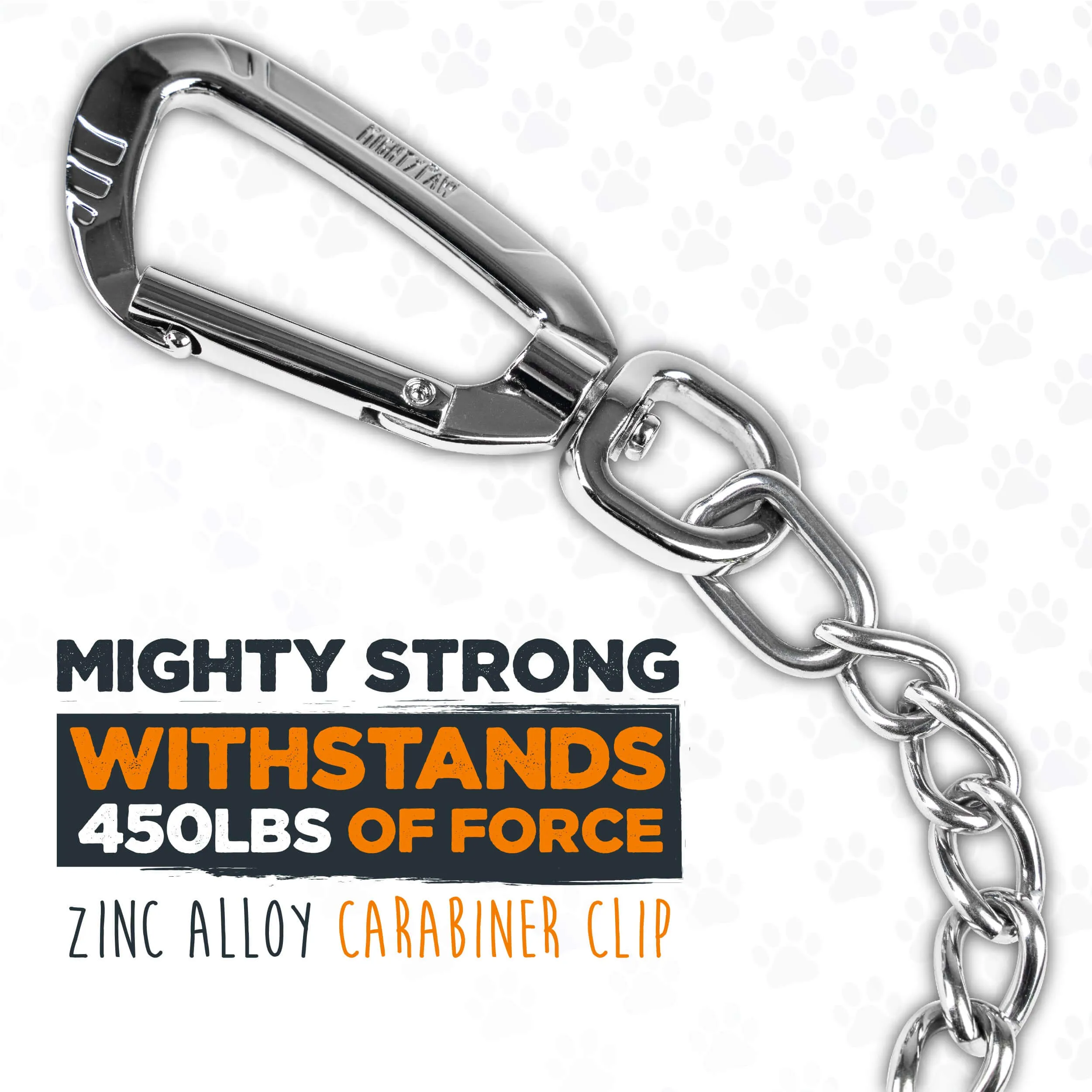 Mighty Paw Heavy-Duty Chain Dog Leash for Large Breeds