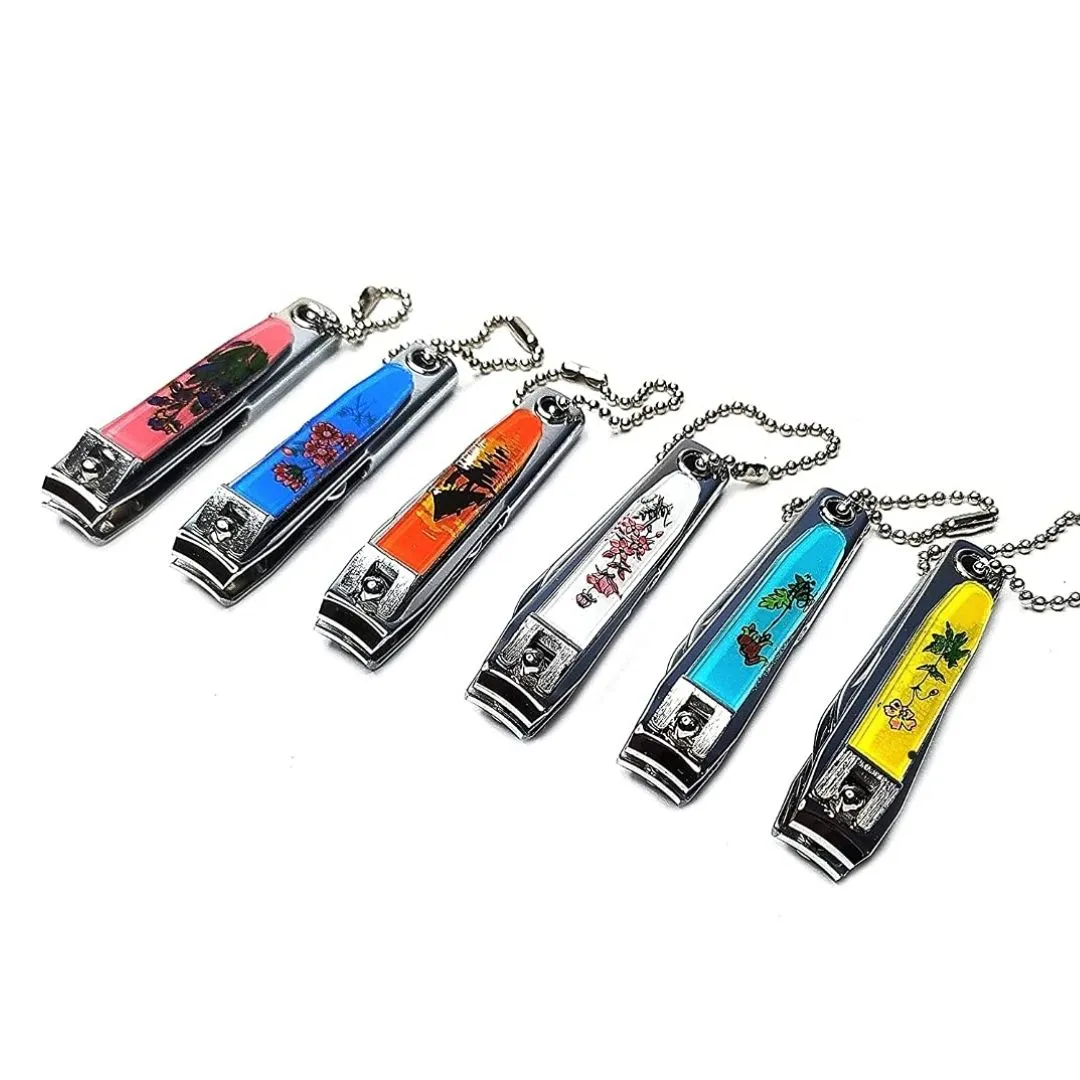 Nail Cutter, Finger Nail Cutter for Thick and Ingrown Toenails | Stainless Steel Nail Cutter for Men's and Women (Multicolor)
