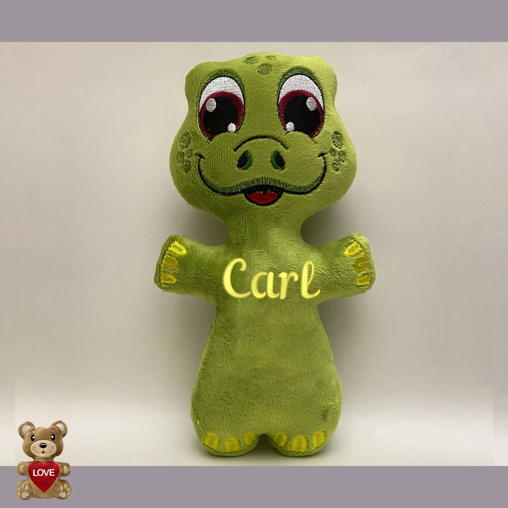 Personalised Cute Dinosaur Stuffed toy ,Super cute personalised soft plush toy, Custom Gifts For Children