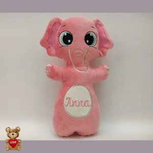 Personalised Cute Elephant Stuffed toy ,Super cute personalised soft plush toy, Personalised Gift