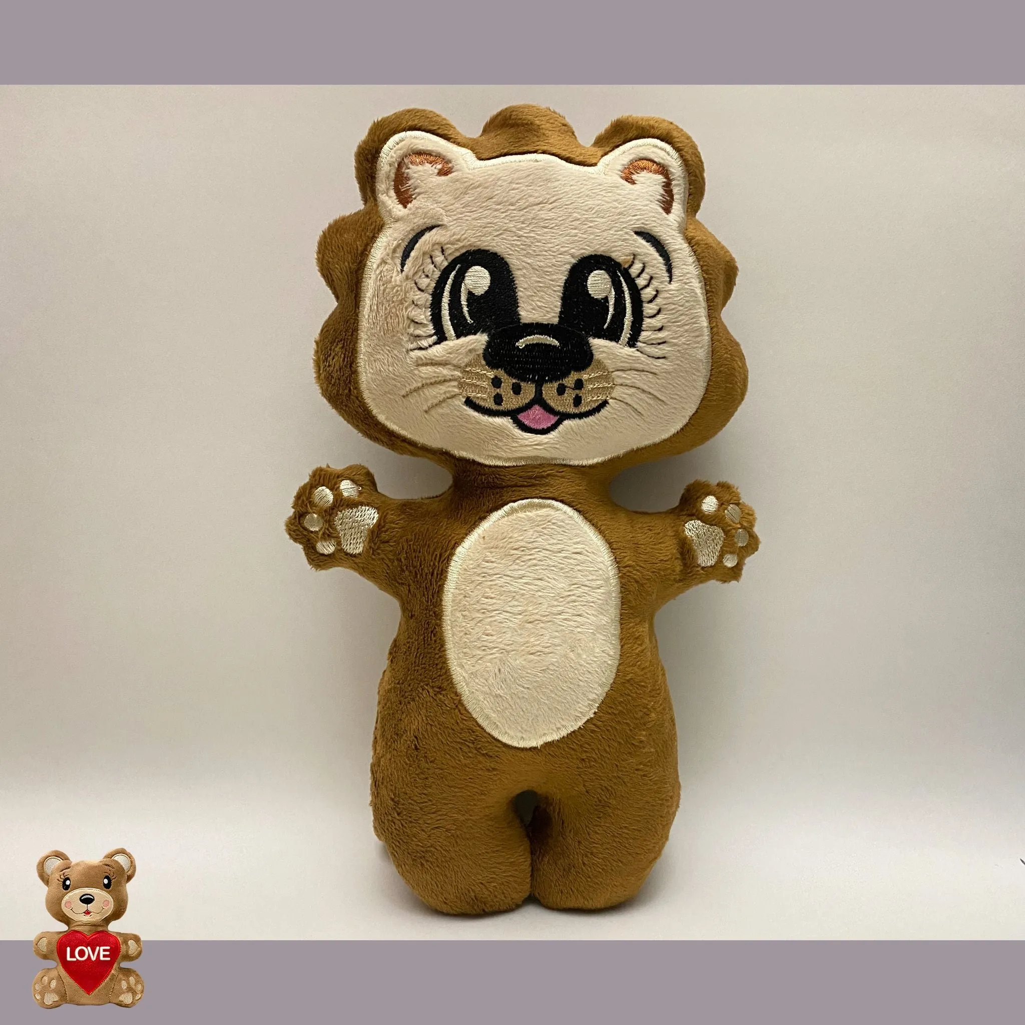 Personalised Cute Lion Stuffed toy - Custom Gifts For Children