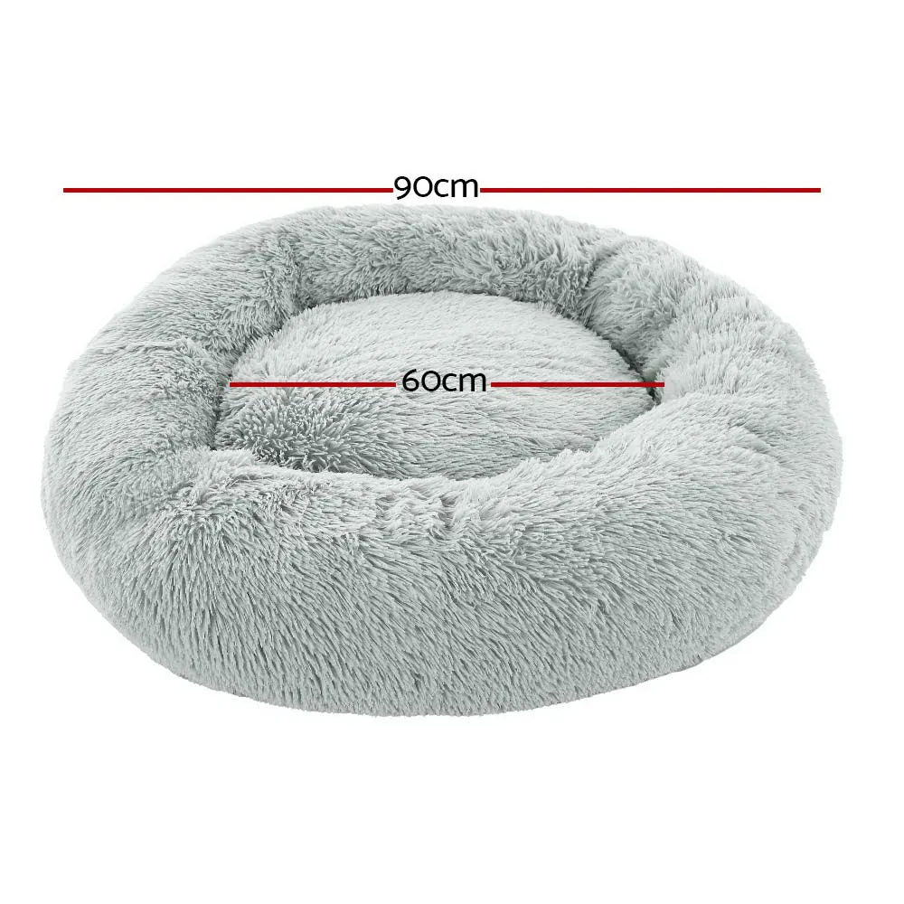 Pet Bed Dog Bed Cat Large 90cm Light Grey