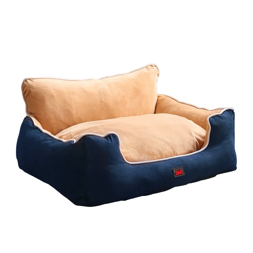 Pet Bed Dog Puppy Beds Cushion Pad Pads Soft Plush Cat Pillow Mat Blue M