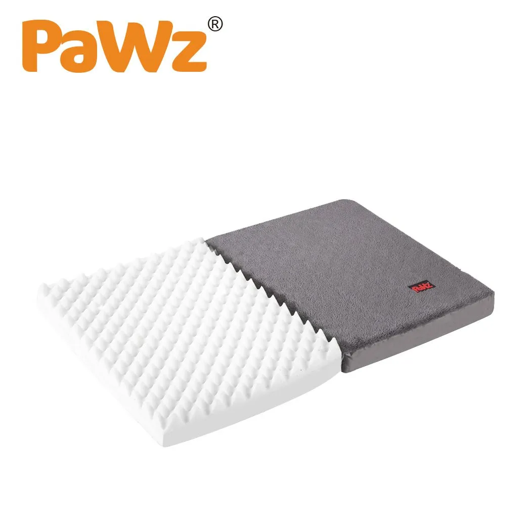 Pet Bed Foldable Dog Puppy Beds Cushion Pad Pads Soft Plush Black XXL