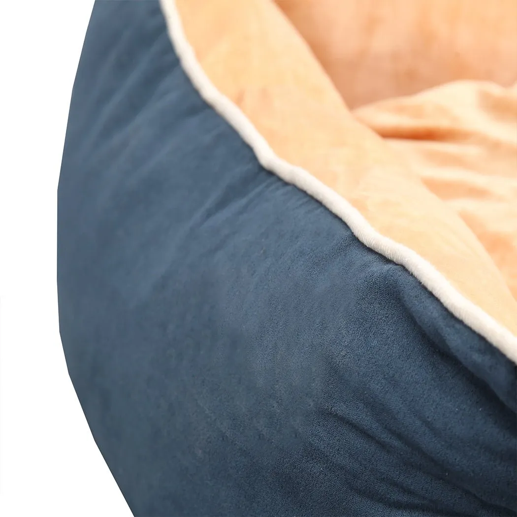 Pet Bed Mattress Dog Cat Pad Mat Puppy Cushion Soft Warm Washable L Blue
