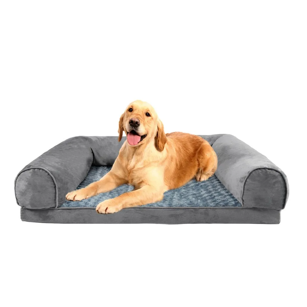 Pet Bed Sofa Dog Beds Bedding Soft Warm Mattress Cushion Pillow Mat Plush L